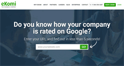 Desktop Screenshot of ekomi.com