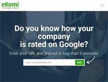 Tablet Screenshot of ekomi.com