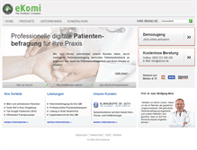 Tablet Screenshot of med.ekomi.de