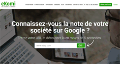 Desktop Screenshot of ekomi.fr