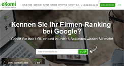 Desktop Screenshot of ecommerce-leitfaden.ekomi.de