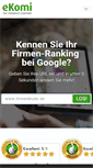 Mobile Screenshot of ekomi.de