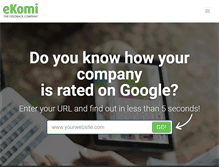 Tablet Screenshot of ekomi.co.uk